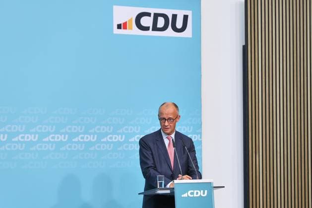 Berlin, Deutschland, 17.09.2026: Konrad-Adenauer-Haus: Wahlkampf-Schlussspurt der CDU: Bundeskanzler Friedrich Merz (CDU) Copyright: xdtsxNachrichtenagenturx dts_135228