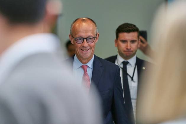 Berlin, Deutschland, 17.09.2026: Konrad-Adenauer-Haus: Wahlkampf-Schlussspurt der CDU: Bundeskanzler Friedrich Merz (CDU) Copyright: xdtsxNachrichtenagenturx dts_135214