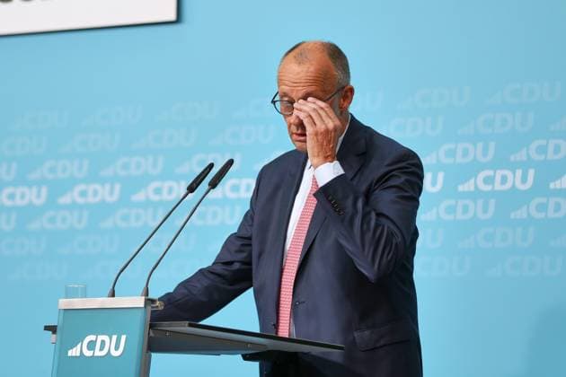 Berlin, Deutschland, 17.09.2026: Konrad-Adenauer-Haus: Wahlkampf-Schlussspurt der CDU: Bundeskanzler Friedrich Merz (CDU) Copyright: xdtsxNachrichtenagenturx dts_135250