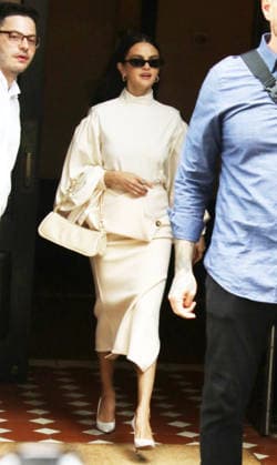 New York NY Sept 17: Selena Gomez out and about in Tribeca in New York.September17 , 2026. Copyright: xRW Mediapunchx