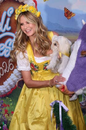 Heidi Klum mit Hund Fritz bei der Ankunft zur RTL TV-Show HeidiFest by Heidi Klum im Hofbräuhaus. München, 17.09.2026