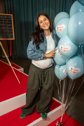ABB KINDERTAG- Chryssanthi Kavazi schwanger beim kinderTag in den Atelier Gardens Berlin am 17.09,2026
