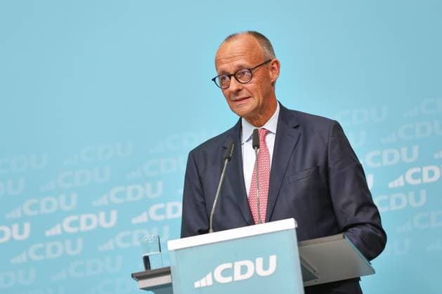 Berlin, Deutschland, 17.09.2026: Konrad-Adenauer-Haus: Wahlkampf-Schlussspurt der CDU: Bundeskanzler Friedrich Merz (CDU) Copyright: xdtsxNachrichtenagenturx dts_135221