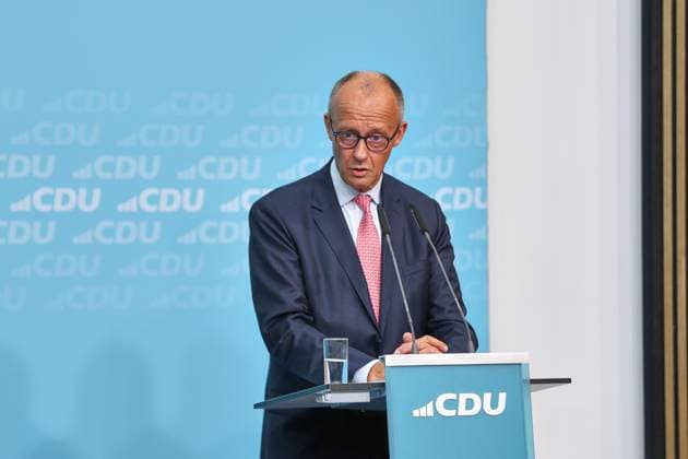 Berlin, Deutschland, 17.09.2026: Konrad-Adenauer-Haus: Wahlkampf-Schlussspurt der CDU: Bundeskanzler Friedrich Merz (CDU) Copyright: xdtsxNachrichtenagenturx dts_135227