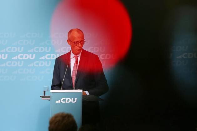 Berlin, Deutschland, 17.09.2026: Konrad-Adenauer-Haus: Wahlkampf-Schlussspurt der CDU: Bundeskanzler Friedrich Merz (CDU) Copyright: xdtsxNachrichtenagenturx dts_135235