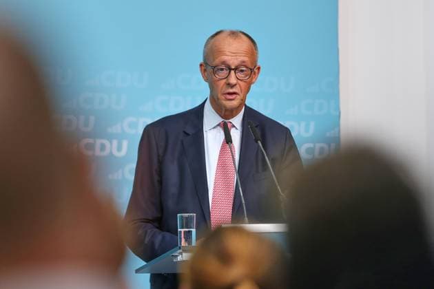 Berlin, Deutschland, 17.09.2026: Konrad-Adenauer-Haus: Wahlkampf-Schlussspurt der CDU: Bundeskanzler Friedrich Merz (CDU) Copyright: xdtsxNachrichtenagenturx dts_135240