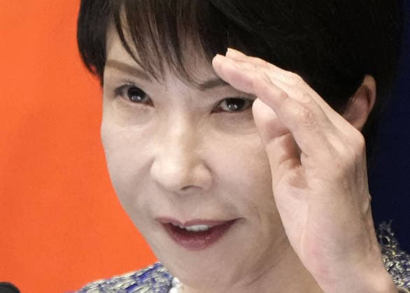 Japan PM reshuffles Cabinet Japanese Prime Minister Sanae Takaichi holds a press conference at the premier s office in Tokyo on Sept. 17, 2026, after reshuffling her Cabinet.  A14AA0005627750P