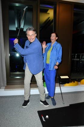 RECORD DATE NOT STATED UFA Back in Berlin Empfang- Berlin Wolfgang Bahro und Ulrike Frank beim Blue Carpet anlässlich des UFA Back in Berlin Empfang im BE.YOND OFFICE in Berlin am 17.09.2026 Copyright: xEventpressxBerndtx