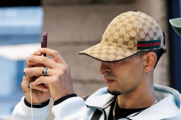 Apple Launches Its New Products A person tries out the new iPhone model at the Apple Store in Puerta del Sol on September 18, 2026, in Madrid, Spain. Apple is unveiling its new line of smartphones today iPhone 18, Apple Watch Series 12, Apple Watch Ultra 4, and AirPods. Apple is also releasing its first foldable iPhone, the iPhone Duo. SEPTEMBER 18, 2026 Carlos Lujá Madrid, Spain  Copyright: xCarlosxLujanx 7782673