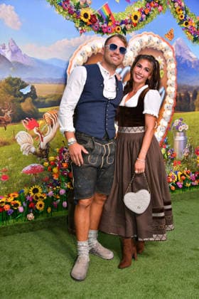 Sarah Engel mit Freund 2. HeidiFest by Heidi Klum Pre-Oktoberfest-Event RTL Hofbräuhaus München 17. Sept. 2026