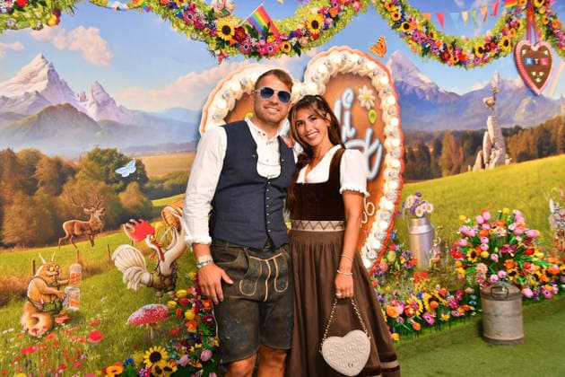 Sarah Engel mit Freund 2. HeidiFest by Heidi Klum Pre-Oktoberfest-Event RTL Hofbräuhaus München 17. Sept. 2026