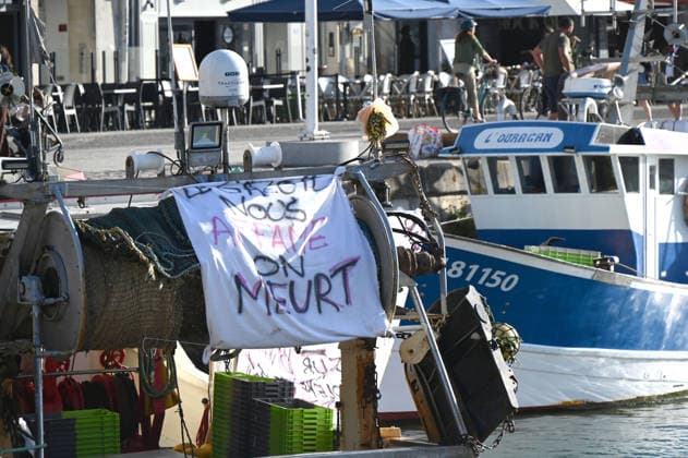 Angry fishermen rally in the port of La Rochelle A fleet of protesting fishermen is arriving at the port of La Rochelle today, September 18, 2026, to protest high fuel prices and difficult working conditions 459755 2026 09 18 France (no person in the photo)  Copyright: xBarbaraxNeymanx xStarfacex STAR_459755_003