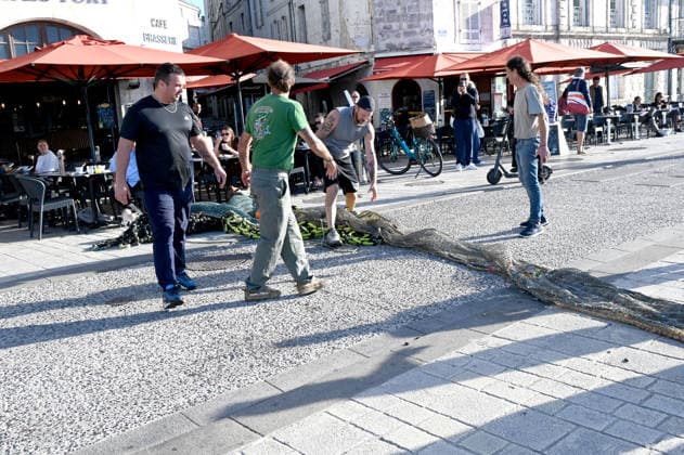 Angry fishermen rally in the port of La Rochelle A fleet of protesting fishermen is arriving at the port of La Rochelle today, September 18, 2026, to protest high fuel prices and difficult working conditions 459755 2026 09 18 France (no person in the photo)  Copyright: xBarbaraxNeymanx xStarfacex STAR_459755_006