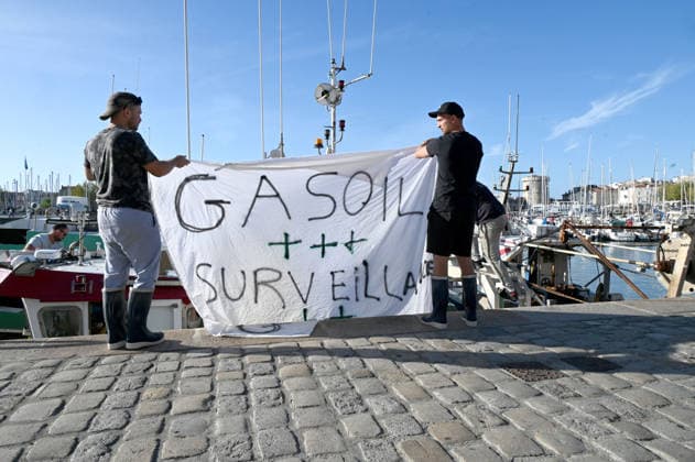 Angry fishermen rally in the port of La Rochelle A fleet of protesting fishermen is arriving at the port of La Rochelle today, September 18, 2026, to protest high fuel prices and difficult working conditions 459755 2026 09 18 France (no person in the photo)  Copyright: xBarbaraxNeymanx xStarfacex STAR_459755_014