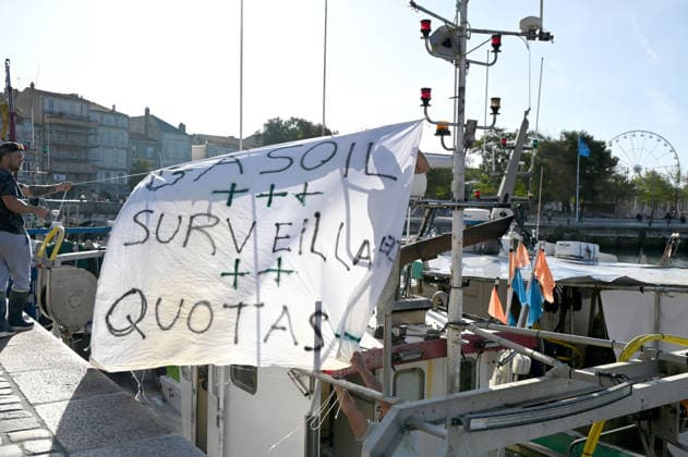 Angry fishermen rally in the port of La Rochelle A fleet of protesting fishermen is arriving at the port of La Rochelle today, September 18, 2026, to protest high fuel prices and difficult working conditions 459755 2026 09 18 France (no person in the photo)  Copyright: xBarbaraxNeymanx xStarfacex STAR_459755_015