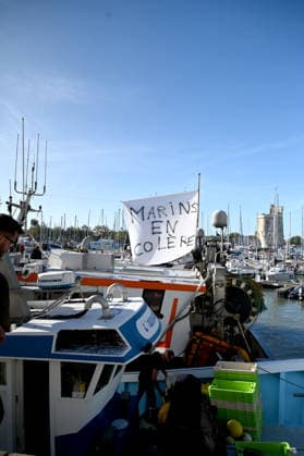 Angry fishermen rally in the port of La Rochelle A fleet of protesting fishermen is arriving at the port of La Rochelle today, September 18, 2026, to protest high fuel prices and difficult working conditions 459755 2026 09 18 France (no person in the photo)  Copyright: xBarbaraxNeymanx xStarfacex STAR_459755_021