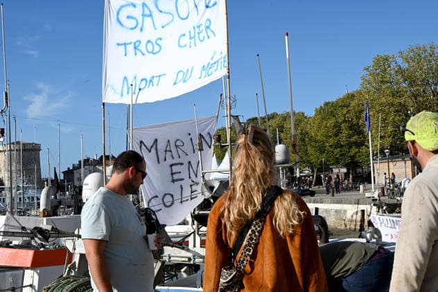 Angry fishermen rally in the port of La Rochelle A fleet of protesting fishermen is arriving at the port of La Rochelle today, September 18, 2026, to protest high fuel prices and difficult working conditions 459755 2026 09 18 France (no person in the photo)  Copyright: xBarbaraxNeymanx xStarfacex STAR_459755_025