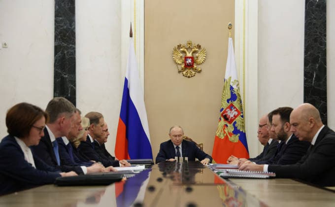 September 18, 2026, Moscow, Moscow Oblast, Russia: Russian President Vladimir Putin, chairs a meeting with government members to discuss economic issues at the Kremlin, September 17, 2026 in Moscow, Russia. Moscow Russia - ZUMAp138 20260918_zaa_p138_002 Copyright: xVyacheslavxProkofyev RussianxGovx