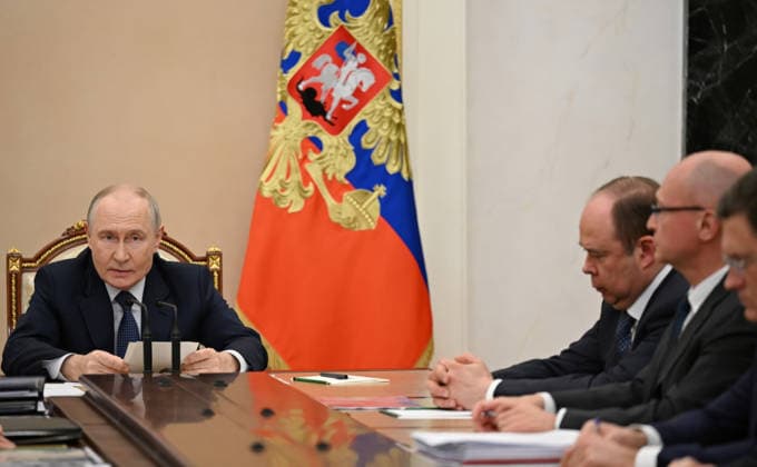 September 18, 2026, Moscow, Moscow Oblast, Russia: Russian President Vladimir Putin, chairs a meeting with government members to discuss economic issues at the Kremlin, September 17, 2026 in Moscow, Russia. Moscow Russia - ZUMAp138 20260918_zaa_p138_003 Copyright: xVyacheslavxProkofyev RussianxGovx