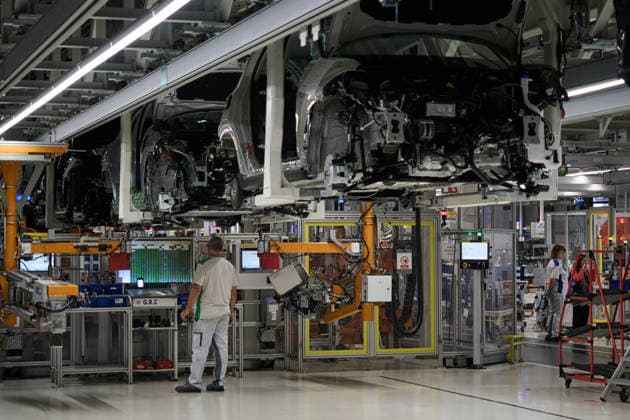 Volkswagen Navarra Announces the Start of Production of the Volkswagen ID. Cross The assembly line for a Volkswagen ID. Cross at the Volkswagen Navarra facility on September 18, 2026, in Pamplona, Navarra, Spain. The Volkswagen Navarra plant, located in the Landaben Industrial Park in Pamplona, begins mass production today of its new all-electric SUV, the Volkswagen ID Cross, marking a key milestone in the brand’s electrification. SEPTEMBER 18, 2026 Pamplona, Navarra Pamplona, Navarra, Spain Copyright: xEduardoxParrax 7783345