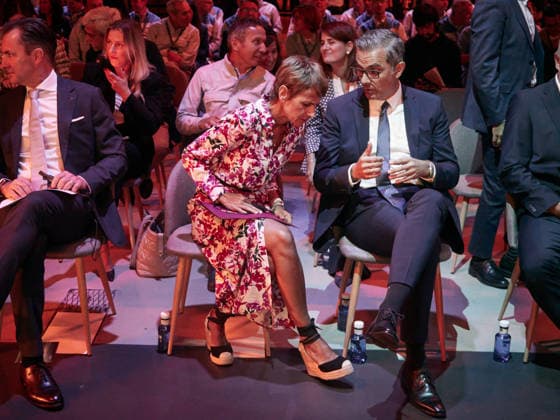 Volkswagen Navarra Announces the Start of Production of the Volkswagen ID. Cross Volkswagen Navarra President Michael Hobusch and Navarra President María Chivite during the presentation of the new model at the Volkswagen Navarra facility on September 18, 2026, in Pamplona, Navarra, Spain The Volkswagen Navarra plant, located in the Landaben Industrial Park in Pamplona, begins mass production today of its new all-electric SUV, the Volkswagen ID Cross, marking a key milestone in the brand’s electrification. SEPTEMBER 18, 2026 Pamplona, Navarra Pamplona, Navarra, Spain  Copyright: xEduardoxParrax 7783381