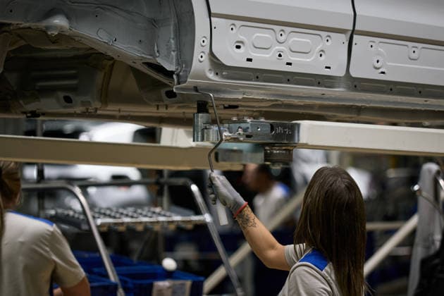 Volkswagen Navarra Announces the Start of Production of the Volkswagen ID. Cross The assembly line for a Volkswagen ID. Cross at the Volkswagen Navarra facility on September 18, 2026, in Pamplona, Navarra, Spain. The Volkswagen Navarra plant, located in the Landaben Industrial Park in Pamplona, begins mass production today of its new all-electric SUV, the Volkswagen ID Cross, marking a key milestone in the brand’s electrification. SEPTEMBER 18, 2026 Pamplona, Navarra Pamplona, Navarra, Spain Copyright: xEduardoxParrax 7783354