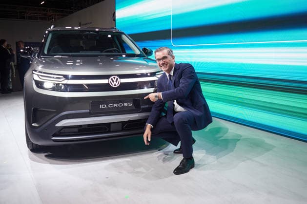 Volkswagen Navarra Announces the Start of Production for the Volkswagen ID. Cross Volkswagen Navarra President Michael Hobusch during the presentation of the new model at the Volkswagen Navarra facility on September 18, 2026, in Pamplona, Navarra, Spain The Volkswagen Navarra plant, located in the Landaben Industrial Park in Pamplona, begins mass production today of its new all-electric SUV, the Volkswagen ID. Cross, marking a key milestone in the brand’s electrification. SEPTEMBER 18, 2026 Pamplona, Navarra Pamplona, Navarra, Spain Copyright: xEduardoxParrax 7783392