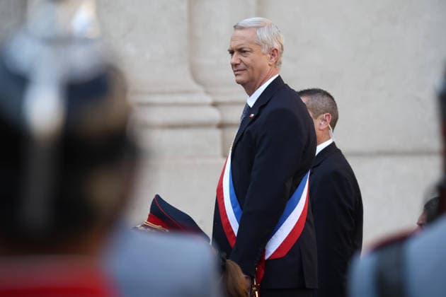 Santiago, September 18, 2026 The President of the Republic, Jose Antonio Kast, leaves La Moneda after the traditional official photo session with ministers and undersecretaries at the Plaza de la Constitución and the Patio de los Canones. Dragomir Yankovic Aton Chile, Santiago, Chile. Aton 1191488  Copyright: DRAGOMIRxYANKOVIC ATONxCHILE