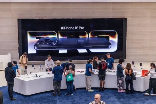 Apple Store on Fifth Avenue in New York City, United States Apple Store on Fifth Avenue in New York City, United States, on September 18, 2026. Apple begins selling the iPhone 18 lineup. NEW YORK NY UNITED STATES Copyright: xVANESSAxCARVALHOx