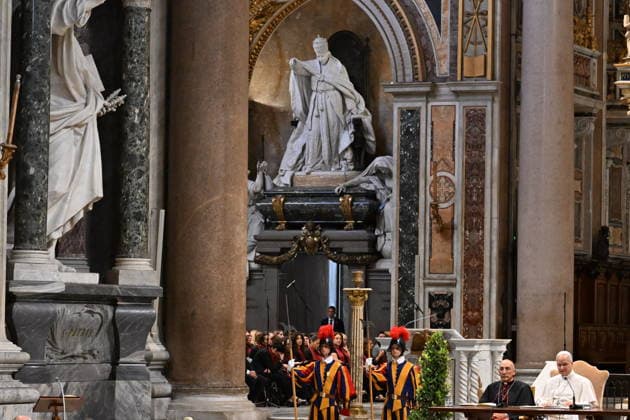 Italy, Rome,Vatican : Pope Leo XIV during the Diocesan Assembly at the Basilica of St John Lateran Italy,Rome,Vatican 2026 09 18 Pope Leo XIV during the Diocesan Assembly at the Basilica of St John Lateran in Rome .Copyright Alessia Giuliani Catholicpressphoto EDITORIAL USE ONLY - NO BOOKS Copyright: xx