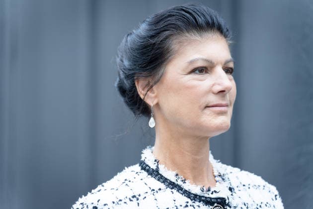 Wahlkampfabschluss, Alexanderplatz, BSW Berlin, Wahlkampfabschluss, Alexanderplatz, BSW, Bündnis Sahra Wagenknecht, Kundgebung, Sahra Wagenknecht Berlin Berlin GER