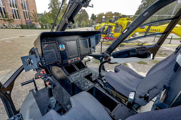 AirMed World Congress 2026 AirMed World Congress 2026: Airbus H 140, neue Generation, Cockpit München Bergson Kunstkraftwerk Bayern Germany