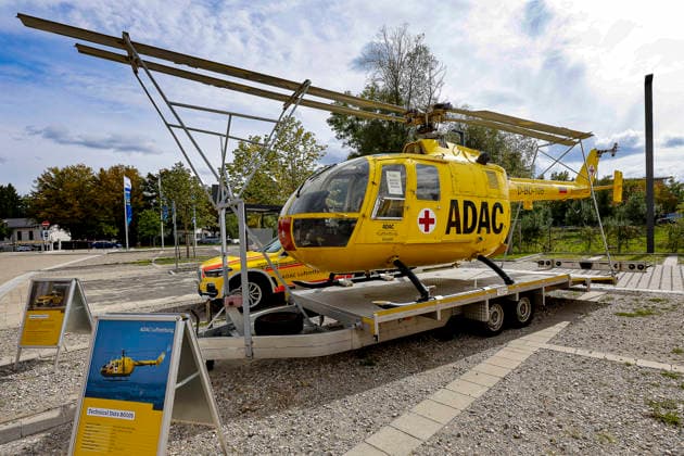AirMed World Congress 2026 AirMed World Congress 2026: Erste Generation Rettungshubschrauber vom Typ Bo-105. München Bergson Kunstkraftwerk Bayern Germany
