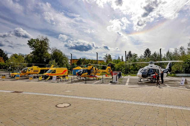 AirMed World Congress 2026 AirMed World Congress 2026: Ausgestellte Hubschrauber München Bergson Kunstkraftwerk Bayern Germany