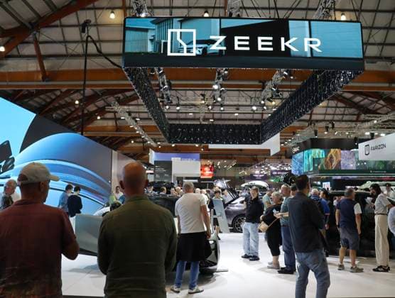 SYDNEY, AUSTRALIA - SEPTEMBER 18: Members of the public visit the Zeekr booth during the Everything Electric Sydney exhibition on September 18, 2026 in Sydney, Australia. The event features various Chinese automotive brands showcasing their latest electric vehicles.  Copyright: xChinaxNewsxServicex 111667754032
