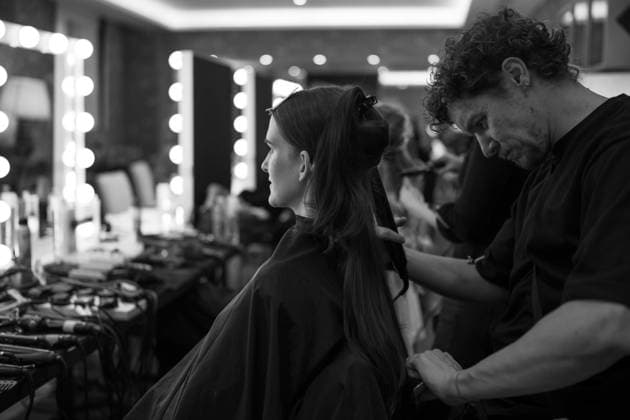 Ginny Litscher Catwalk Show 2026 A model walks the runway at the Ginny Litscher Catwalk Show 2026 at The Haymarket Hotel on September 18, 2026 in London, England., Credit:Lounis Tiar Avalon United Kingtom, London, Haymarket Hotel  Copyright: xLounisxTiarx xAvalonx 1136247017