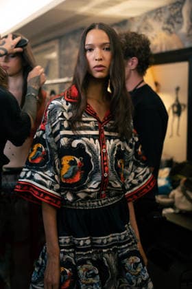Ginny Litscher Catwalk Show 2026 A model walks the runway at the Ginny Litscher Catwalk Show 2026 at The Haymarket Hotel on September 18, 2026 in London, England., Credit:Lounis Tiar Avalon United Kingtom, London, Haymarket Hotel  Copyright: xLounisxTiarx xAvalonx 1136247750