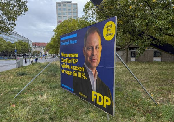 Ahead of Berlin House of Representatives election BERLIN, GERMANY - SEPTEMBER 19: Election campaign posters featuring political parties and candidates are displayed on streets across the city ahead of the Berlin House of Representatives election to be held in Berlin, Germany, on September 19, 2026. Halil Sagirkaya Anadolu Berlin Germany. Editorial use only. Please get in touch for any other usage.  Copyright: x2026xAnadoluxHalilxSagirkayax