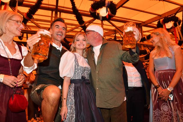 Florian Silbereisen, DJ Otzi mit Tochter Lisa Wiesn Eröffnung 2026 Theresienwiese Schottenhammel Festzelt Oktoberfest München 19. Sept. 2026