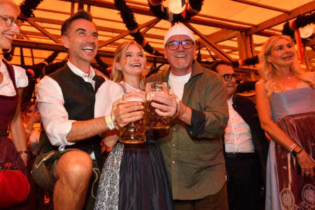 Florian Silbereisen, DJ Otzi mit Tochter Lisa Wiesn Eröffnung 2026 Theresienwiese Schottenhammel Festzelt Oktoberfest München 19. Sept. 2026