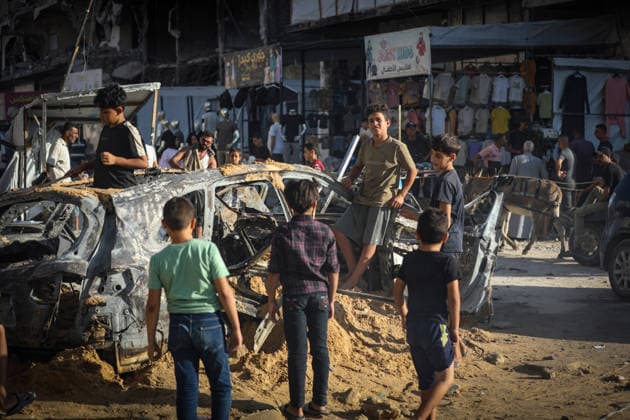 Palestinians Gather at Site of Israeli Strike in Gaza City Palestinians gather at the site of an Israeli airstrike that targeted a civilian vehicle in the Sheikh Radwan neighborhood of Gaza City on September 19, 2026. The strike killed one Palestinian and wounded others, according to medical sources. Photo by Bilal Osama apaimages Gaza city Gaza Strip Palestinian Territory 190926_Gaza_BO_01(15) Copyright: xapaimagesxBilalxOsamax xapaimagesx