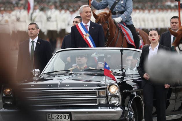 Santiago, September 19, 2026 The President of the Republic, Jose Antonio Kast, alongside the Minister of National Defense, Fernando Barros, presides over the 2026 Grand Military Parade in honor of the Glories of the Chilean Army. Dragomir Yankovic Aton Chile, Santiago, Chile. Aton 1192067  Copyright: DRAGOMIRxYANKOVIC ATONxCHILE