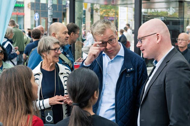 Berlin,19.09.2026, Wahlkampfabschluss der Berliner CDU mit Stefan Evers zur bevorstehenden Wahl zum Abgeordnetenhaus am 20.09.2026 am Hermann-Ehlers-Platz