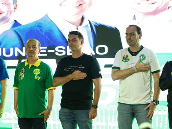 RECORD DATE NOT STATED Comicio Flavio Bolsonaro em Chapeco CHAPECO (SC), September 19, 2026 POLITICS CAMPAIGN Presidential candidate Flavio Bolsonaro visits the city of Chapeco, Santa Catarina, to campaign at the Plinio Arlindo de Nez Culture and Events Center this Saturday afternoon (19). IMAGO Isabela da Silva Santa Catarina Brasil Copyright: xIsabelaxdaxSilvax