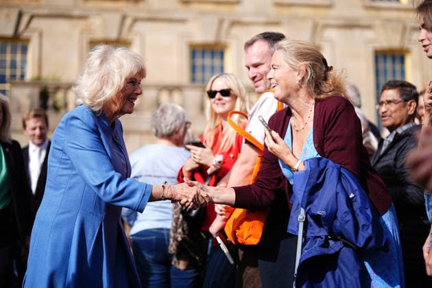 . 19 09 2026. United Kingdom. Queen Camilla attends The Queen s Reading Room Festival at Chatsworth House in Derbyshire, United Kingdom.  xPoolx xi-Imagesx IIM-27018-0007