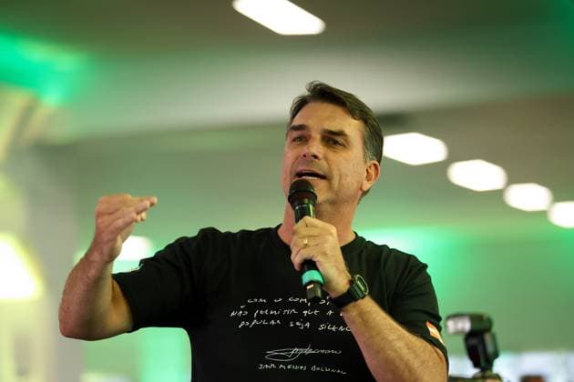 RECORD DATE NOT STATED Comicio Flavio Bolsonaro em Chapeco CHAPECO (SC), September 19, 2026 POLITICS CAMPAIGN Presidential candidate Flavio Bolsonaro visits the city of Chapeco, Santa Catarina, to campaign at the Plinio Arlindo de Nez Culture and Events Center this Saturday afternoon (19). IMAGO Isabela da Silva Santa Catarina Brasil Copyright: xIsabelaxdaxSilvax
