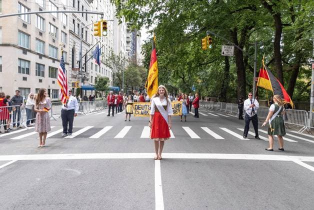September 19, 2026, New York, New York, USA: Atmosphere as hundreds of participants and spectators attended during German-American Steuben parade on Fifth Avenue, Manhattan in New York, NY on September 19, 2026. New York USA  - ZUMAr339 20260919_znp_r339_024 Copyright: xLevxRadinx
