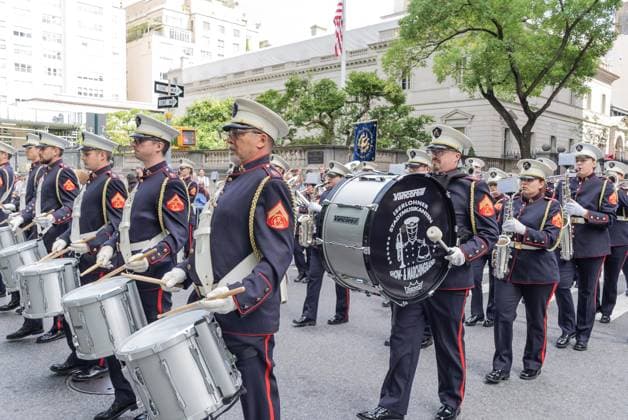 September 19, 2026, New York, New York, USA: Atmosphere as hundreds of participants and spectators attended during German-American Steuben parade on Fifth Avenue, Manhattan in New York, NY on September 19, 2026. New York USA  - ZUMAr339 20260919_znp_r339_038 Copyright: xLevxRadinx