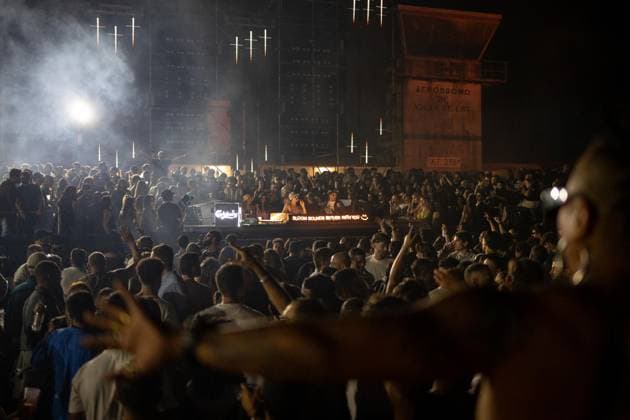 September 19, 2026, Maia, Portugal: Tamer Malki and Rami Abousabe members of the electronic music duo Bedouin perform during the second edition of Bloom Festival 2026 at Maia Airfield. Second edition of Bloom Festival 2026 held at Maia Airfield, near Porto, Portugal, on 18 and 19 September 2026. The electronic music festival featured performances across multiple stages from national and international artists, including The Blaze, Bedouin, Seth Troxler, DJ Vibe, Bora Uzer, Louie Vega, NTO, Dennis Cruz and Xinobi. The event combined live performances, visual production and sunrise sessions, attracting electronic music fans to Maia Airfield over two days of programming. Maia Portugal  - ZUMAs197 20260919_aaa_s197_376 Copyright: xDiogoxBaptistax