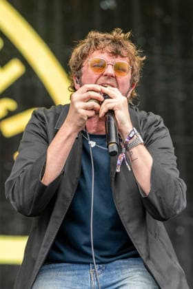 September 19, 2026, Chicago, Illinois, USA: JAMES SMITH of English post-punk band Yard Act during Riot Fest Music Festival in Chicago, Illinois Chicago USA  - ZUMAs135 20260919_zap_s135_018 Copyright: xDanielxDeSloverx